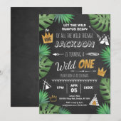 Wild Thing Glitter EEN Verjaardag Jongen Schoolbor Kaart (Voorkant / Achterkant)