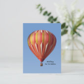 Wild Thing Hot Air Ballon Briefkaart (Staand voorkant)