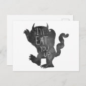 Wild Thing | Ik eet je op Briefkaart (Voorkant / Achterkant)