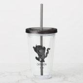 Wild Thing | Ik eet je op | Jouw namen toevoegen Acryl Drinkbeker (Voorkant)