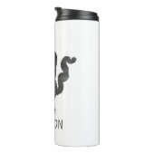 Wild Thing | Ik eet je op | Jouw namen toevoegen Thermosbeker (Geroteerd rechts)