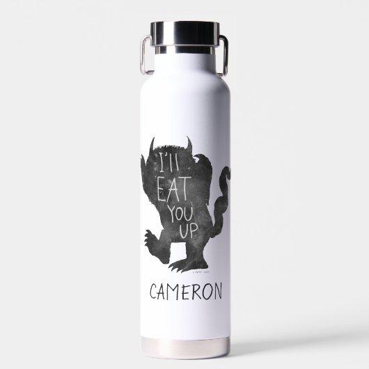 Wild Thing | Ik eet je op | Jouw namen toevoegen Waterfles (Voorkant)