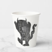 Wild Thing | Ik eet je op Papieren Bekers (Voorkant)