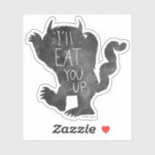 Wild Thing | Ik eet je op Sticker (Vel)