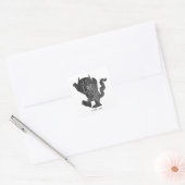 Wild Thing | I'll Eat You Up Vierkante Sticker (Envelop)