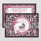 Wild Thing Invitation Card B Kaart (Voorkant / Achterkant)