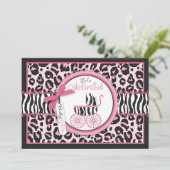 Wild Thing Invitation Card Kaart (Staand voorkant)