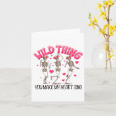 Wild Thing je laat mijn hart zingen Kaart (Gele Bloem)