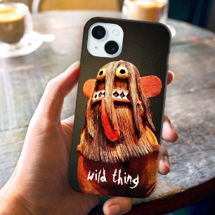 Wild Thing Kachina Doll Face Foto Plezier Schattig iPhone 15 Plus Case
