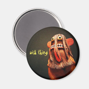 Wild Thing Kachina Doll Face Foto Plezier Schattig Magneet