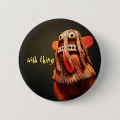 Wild Thing Kachina Doll Face Foto Schattige Plezie Ronde Button 5,7 Cm (Voorkant)