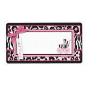 Wild Thing Name Tag Etiket (Voorkant)