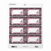 Wild Thing Name Tag Etiket (Full Sheet)