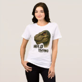 Wild Thing -ontwerp van Maaya_Prints, Dames Tri-Blend Shirt (Voorkant volledig)