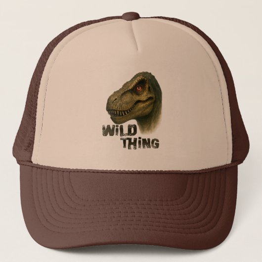 Wild Thing -ontwerp van Maaya_Prints, Trucker Pet (Voorkant)