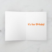 Wild Thing - Safari Birthday Card Kaart (Binnen)