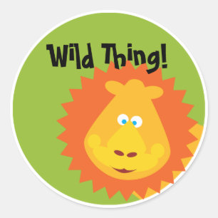 Wild Thing - Sticker - Leeuw