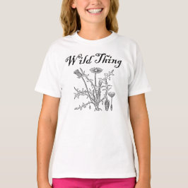Wild Thing T-shirt met paardenbloem
