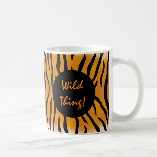 Wild Thing Tiger Stripes Koffiemok (Rechts)