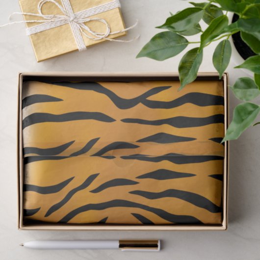 Wild Thing Tiger Stripes Tissuepapier (Geschenk)