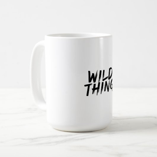 Wild Thing Vibes Koffiemok (Voorkant links)
