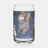 Wild Things and Max Dancing in Moonlight Blikvorm Glas (Achterkant)