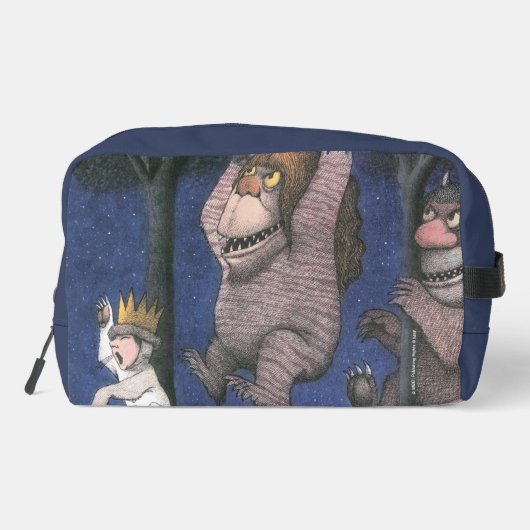 Wild Things and Max Dancing in Moonlight Toilettasje (Achterkant)