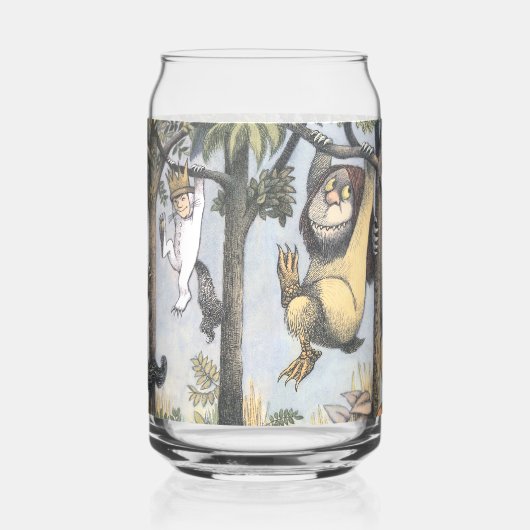 Wild Things and Max Swinging From Trees Blikvorm Glas (Links)