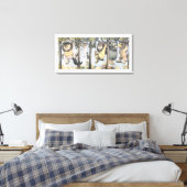 Wild Things and Max Swinging From Trees Canvas Afdruk (Insitu (Slaapkamer))