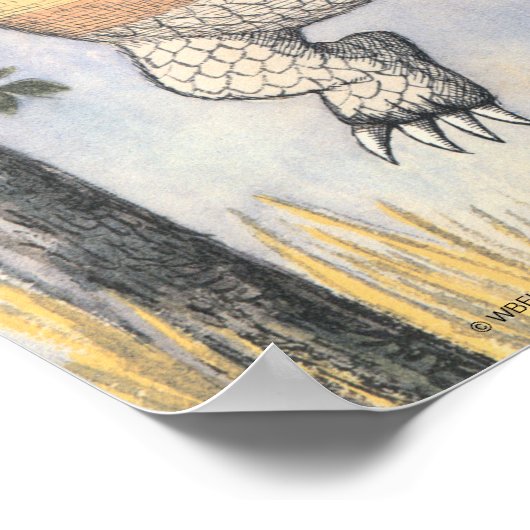 Wild Things and Max Swinging From Trees Poster (Hoek)