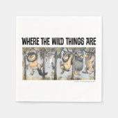 Wild Things and Max Swinging From Trees Servet (Voorkant)