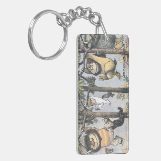 Wild Things and Max Swinging From Trees Sleutelhanger (Voorkant Links)
