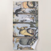 Wild Things and Max Swinging From Trees Strandlaken (Voorkant)