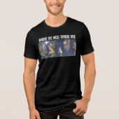 Wild Things en Max dansen in het maanlicht Tri-Blend Shirt (Voorkant)