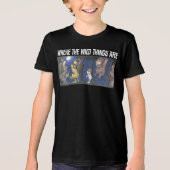 Wild Things en Max dansen in het maanlicht Tri-Blend Shirt (Voorkant)