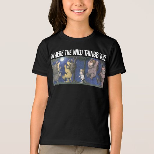 Wild Things en Max dansen in het maanlicht Tri-Blend Shirt (Voorkant)