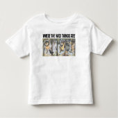 Wild Things en Max Swinging van de bomen Kinder Shirts (Voorkant)