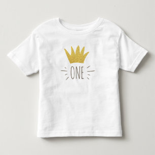 Wild Things Gold Crown Birthday T Shirt Boy