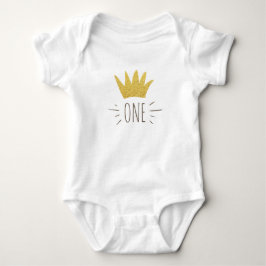 Wild Things Gold Crown Verjaardag Baby Creeper Romper
