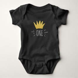 Wild Things Gold Crown Verjaardag Baby Creeper Romper