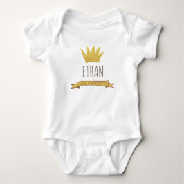 Wild Things Gold Crown Verjaardag Baby Creeper Romper
