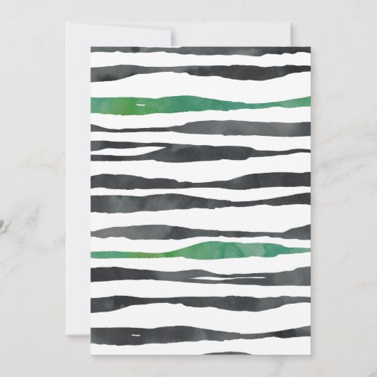 Wild Things Safarai Dier Verjaardag Dank u Bedankkaart (Achterkant)