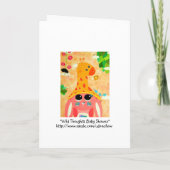 Wild Thoughts Baby shower (Achterkant)