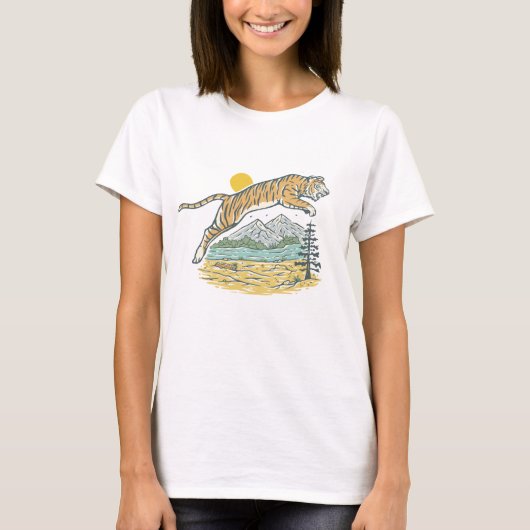 Wild Tiger Adventure T-shirt (Voorkant)
