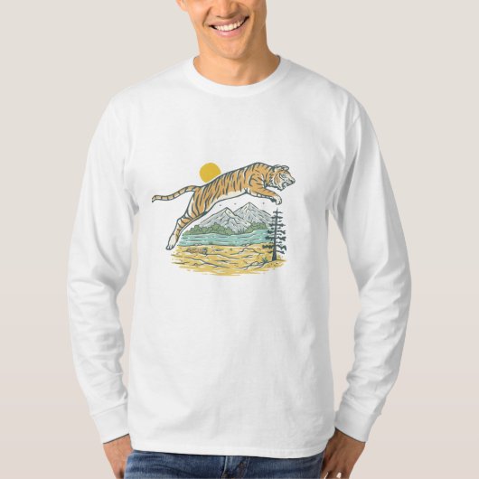 Wild Tiger Adventure T-shirt (Voorkant)