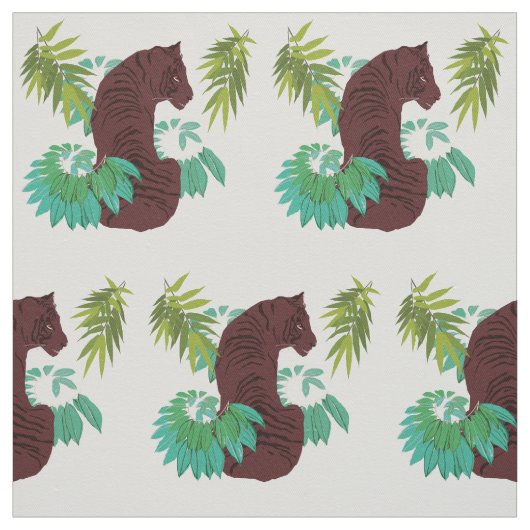 Wild Tiger Art Stof (Swatch)