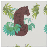 Wild Tiger Art Stof (Close Up)