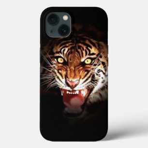 Wild Tiger Artwork iPhone 13 Hoesje
