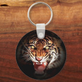 Wild Tiger Artwork Sleutelhanger (Voorkant)