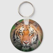 Wild Tiger Artwork Sleutelhanger (Voorkant)